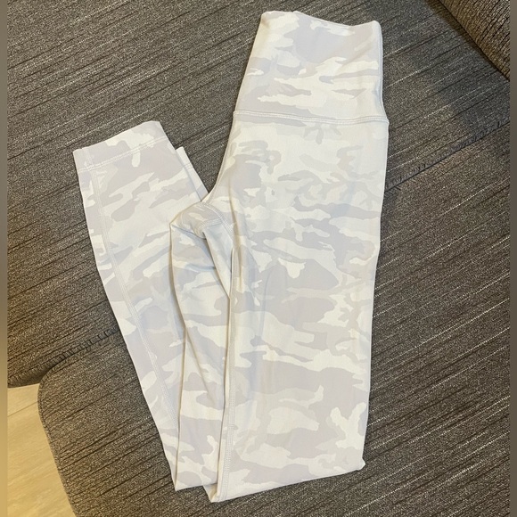 White Camo Lululemon Leggings - Picture 4 of 6